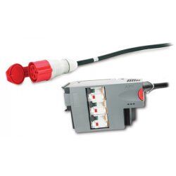 APC 3 Pole 5 Wire RCD 32A 30mA IEC309 unité de distribution d'énergie