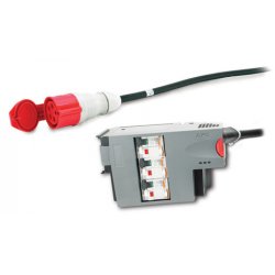 POWER DIST. MOD 3 POLE 5 WIRE RCD 32A IEC309