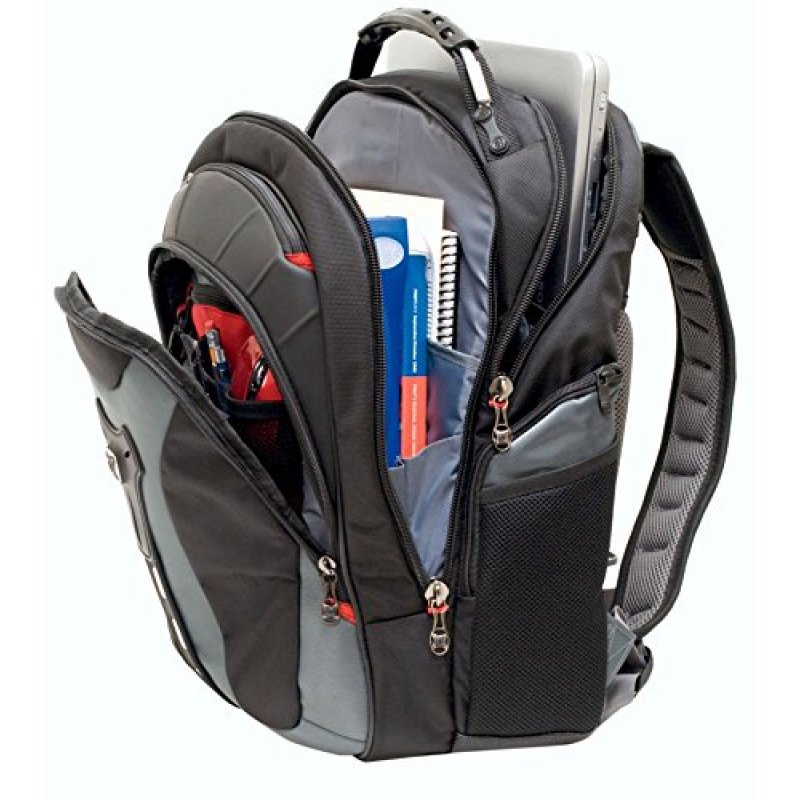 Sac à dos Ordinateur Portable Wenger compatible Pegasus 17" max (Noir/Bleu)