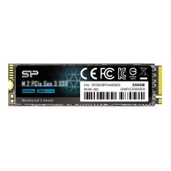 Disque Dur SSD Silicon Power compatible Ace A60 256Go - M.2 NVME Type 2280