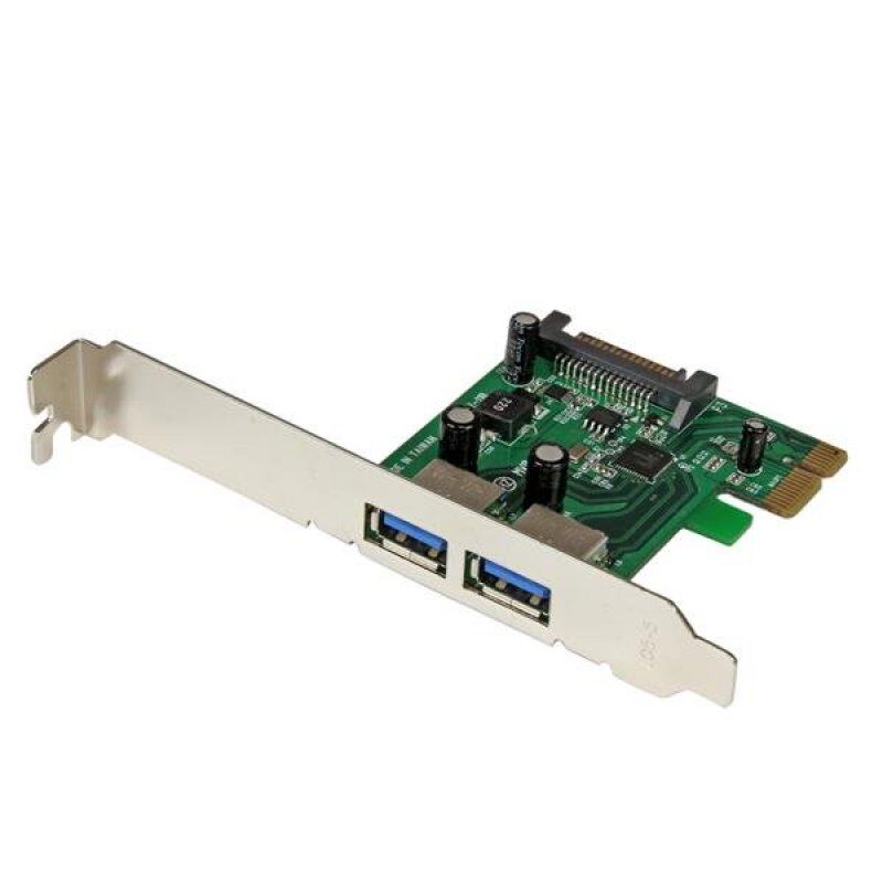 2PORT USB 3 PCIE CONTROLLER CARD W/ UASP - 5GBPS USB 3 CARD