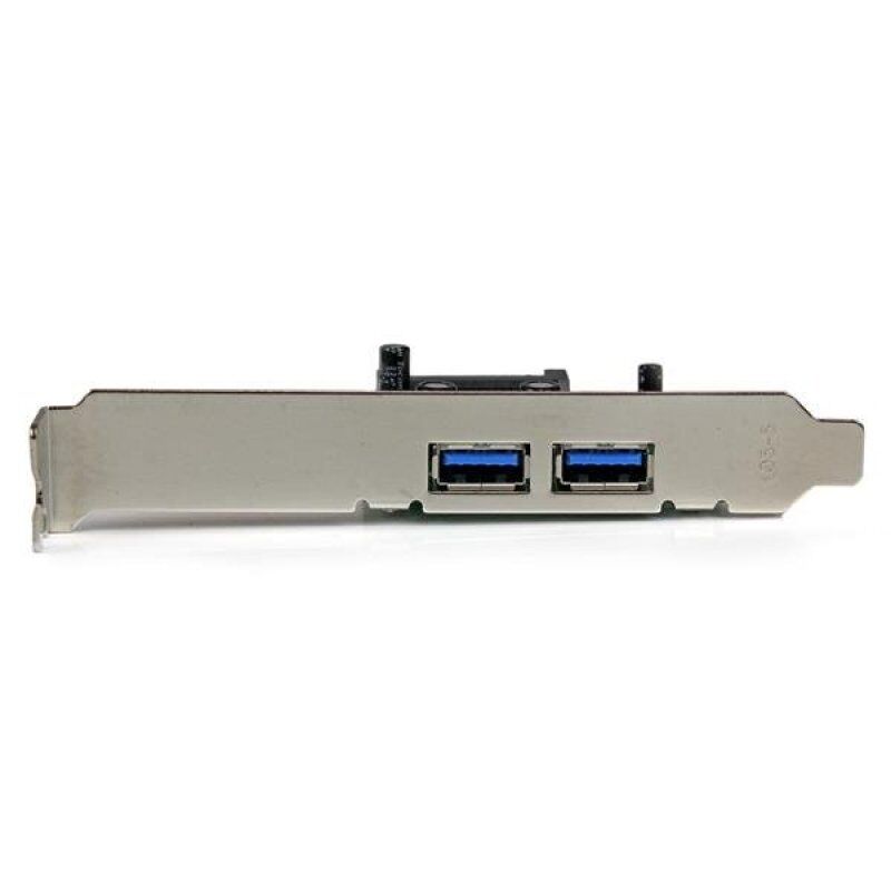 StarTech.com 2 Port PCI Express SuperSpeed USB 3.0 Schnittstellenkarte mit UASP - SATA Strom - 2-fach USB 3 PCIe Karte 