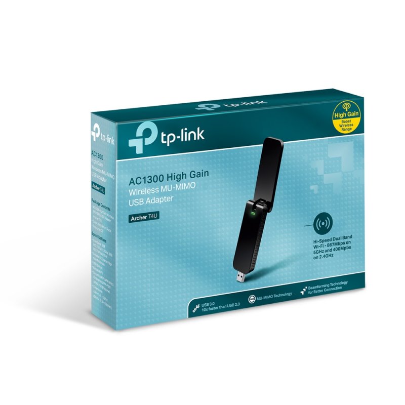 Carte Réseau USB WIFI TP-Link compatible Archer T4U (1200/1300N)