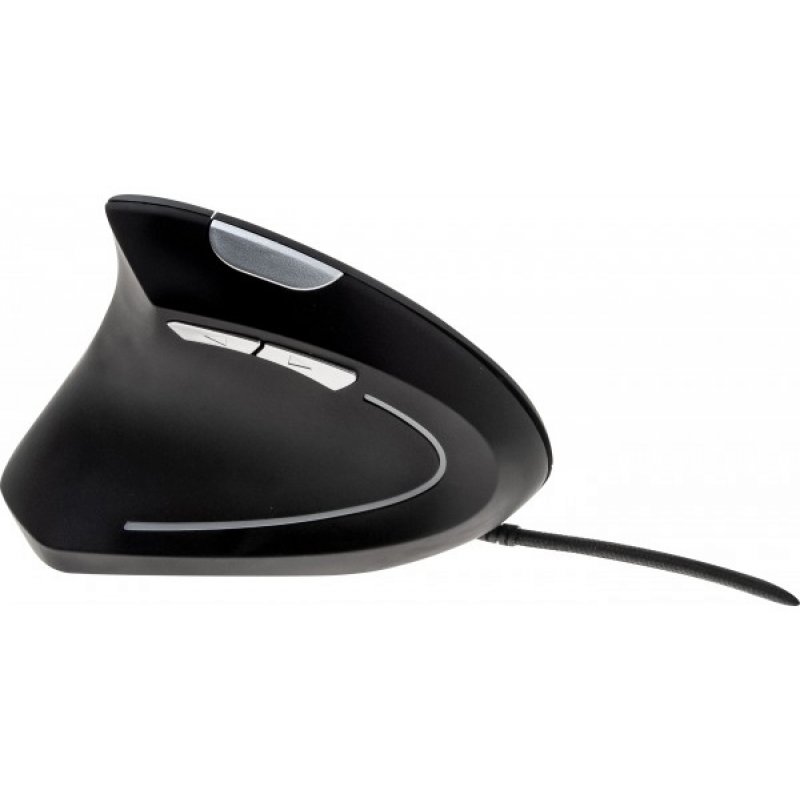 Souris filaire Dacomex compatible Verticale pour gauchers V150U (Noir)