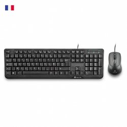NGS Cocoa Kit, AZERTY, FR keyboard Mouse included USB French Black