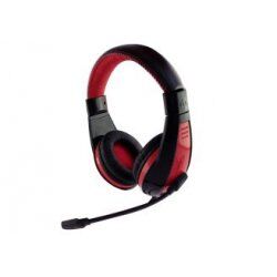 Media-Tech MT3574 headphones/headset Wired Head-band Gaming Black, Red