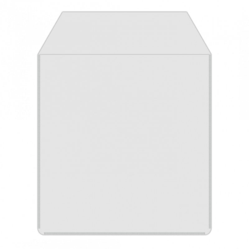 Boite de 50 pochettes papier pour CD/DVD avec fenêtre