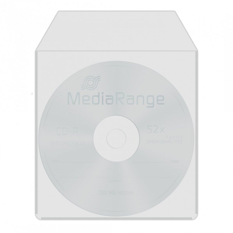 MediaRange BOX64 étui disque optique Housse 1 disques Gris