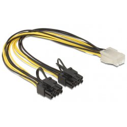 Adaptateur alimentation PCI-Express 6 pins vers 2 x 8 pins