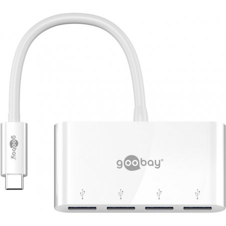 Goobay 66274 notebook dock/port replicator Wired USB 3.2 Gen 1 (3.1 Gen 1) Type-C White