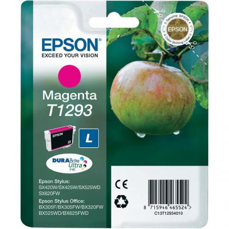 Cartouche d'encre Epson compatible Pomme T1293 (Magenta)