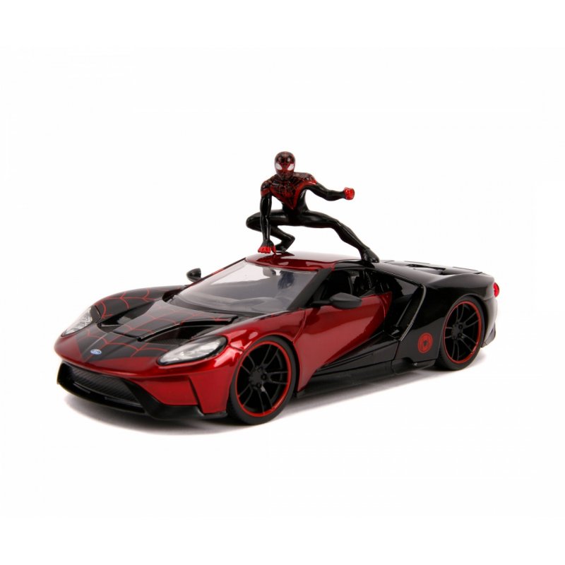 Jada Toys Marvel Miles Morales 2017 Ford GT 1:24