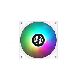 Lian Li compatible ST120 RGB PWM Lüfter, 3er Pack inkl. Controller - 120mm, weiß