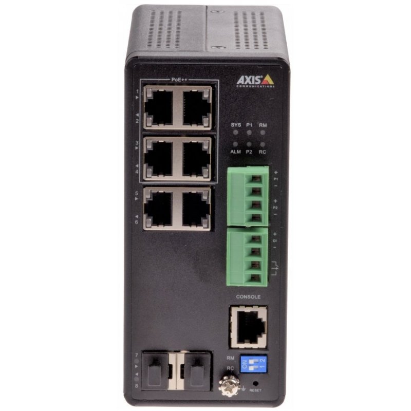 Axis 01633-001 commutateur réseau Géré Gigabit Ethernet (10/100/1000) Connexion Ethernet, supportant l'alimentation v
