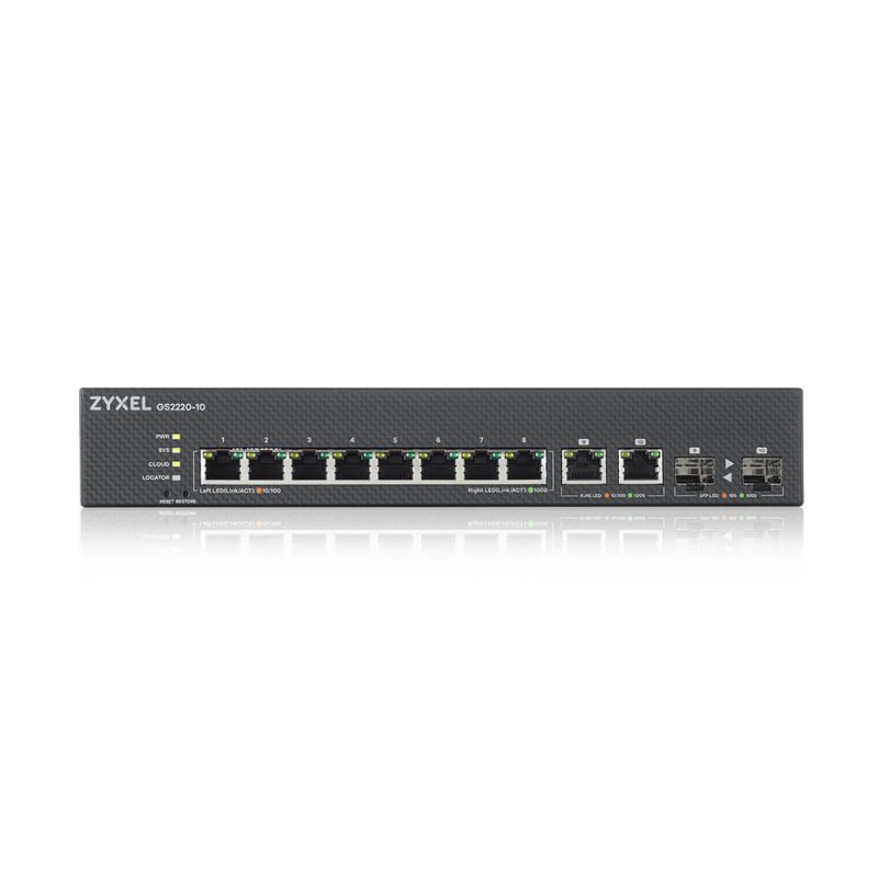 GS2220-10 8 PORT GB L2 MGD. SWITCH