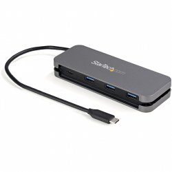 StarTech.com 4 Port USB C Hub - 3x USB-A/1x USB-C - 5Gbps USB 3.0 Type-C Hub (3.2/3.1 Gen 1) - Bus Powered - Portable US