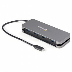StarTech.com ~4 Port USB C Hub - 4x USB-A - USB 3.0 Type-C Hub - USB 3.2 Gen 1 (5Gbps) - Bus Powered Portable USB-C to U