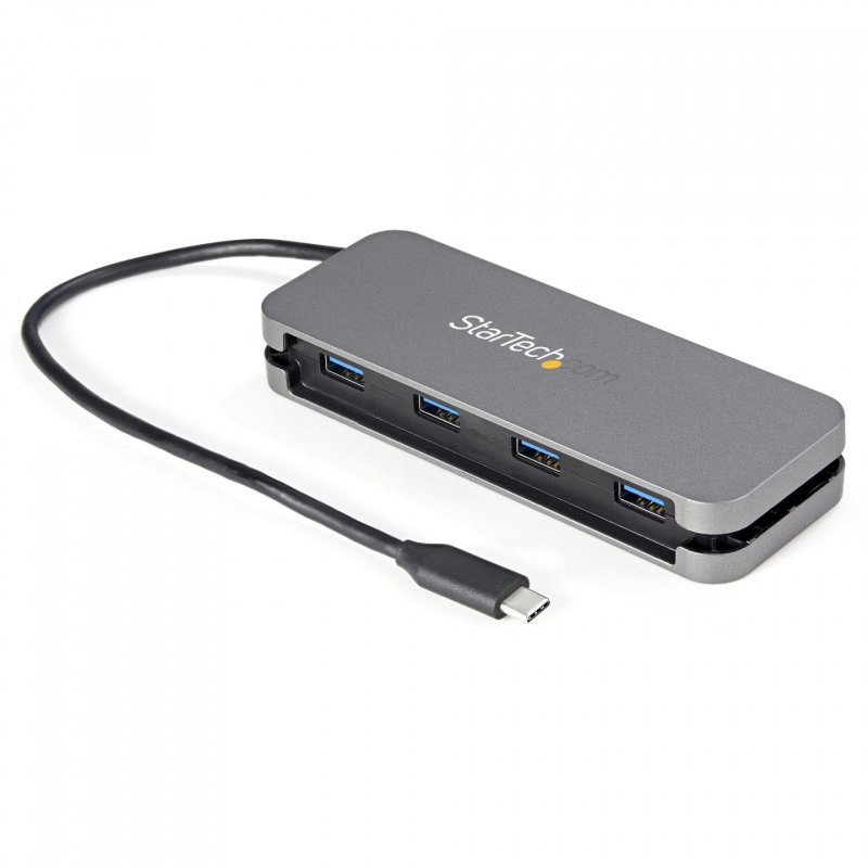 4 PORT USB-C HUB - 4X USB TYPE A (5GBPS USB 3.0) - 11IN CABLE