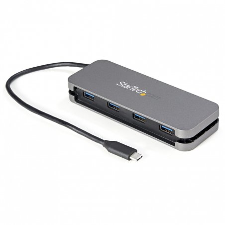 StarTech.com ~4 Port USB C Hub - 4x USB-A - USB 3.0 Type-C Hub - USB 3.2 Gen 1 (5Gbps) - Bus Powered Portable USB-C to U
