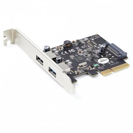 StarTech.com 2-Port USB PCIe Card with 10Gbps/port - USB 3.1/3.2 Gen 2 Type-A PCI Express 3.0 x2 Host Controller Expansi