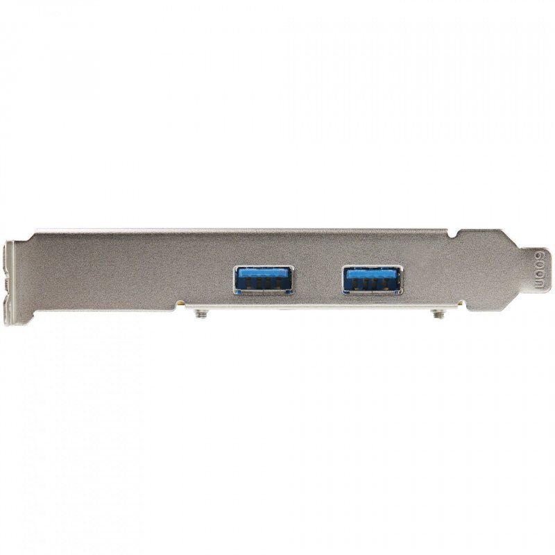StarTech.com Carte PCIe 2 Ports USB - 10Gbps/port - Carte Contrôleur Hôte USB 3.2 Gen 2 Type-A PCI Express 3.0 x2 - Ca