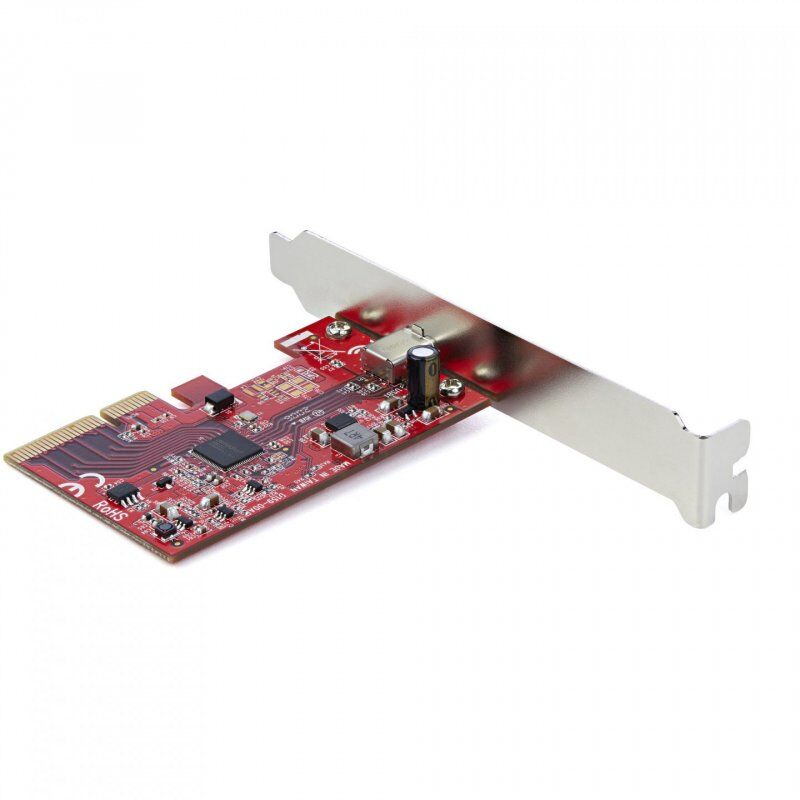 StarTech.com Carte PCIe 1 port USB 3.2 Gen 2x2 - Carte Contrôleur USB-C SuperSpeed 20Gbps PCI Express 3.0 x 4 - Carte A