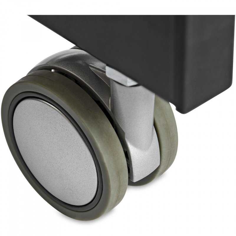 MOBILE STANDING DESK - PORTABLE SIT STAND ERGONOMIC ROLLING CART