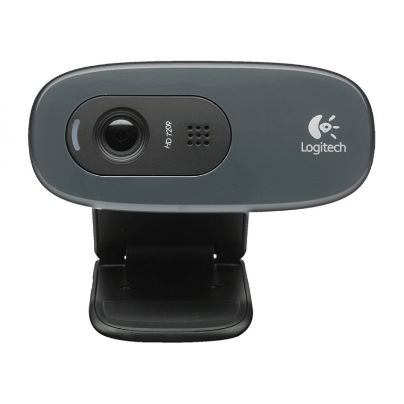 Logitech HD C270 webcam 3 MP 1280 x 720 pixels USB 2.0 Noir, Gris