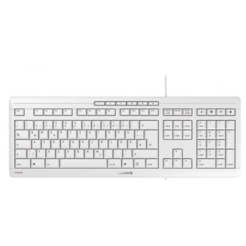 CHERRY STREAM KEYBOARD USB grey German