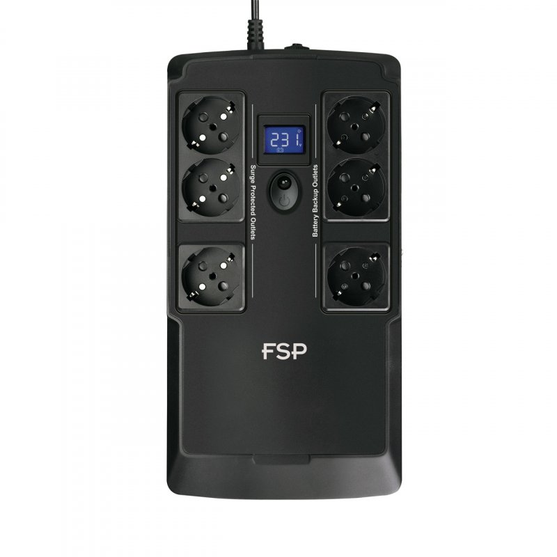 FSP/Fortron NanoFit 600 uninterruptible power supply (UPS) 0.6 kVA 360 W 6 AC outlet(s)
