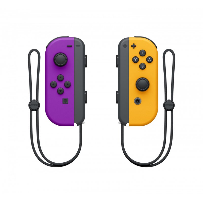 MANETTE JOYCON x2 VIOLET NEON GCH / ORANGE NEON DRT NINTENDO compatible - SWITCH