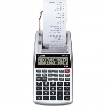 Canon P1-DTSC II EMEA HWB calculatrice Bureau Calculatrice imprimante Gris