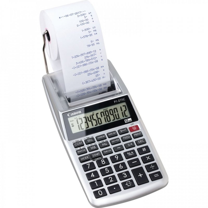 Canon Calculatrice imprimante P- DTSC II, à 12 chiffres
