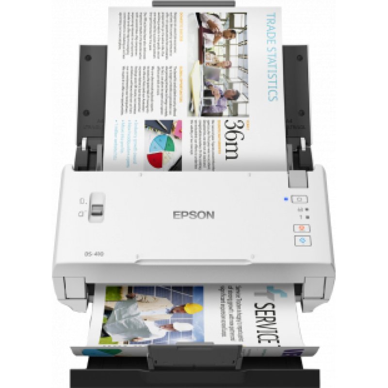 Epson DS-410 Sheet-fed scanner 600 x 600 DPI A4 Black, White