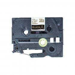 Tape/12mm gold on black