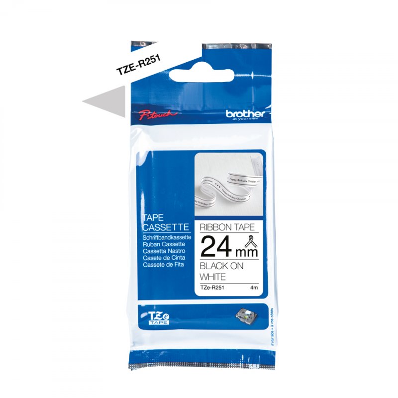 Brother TZE-R251 printer ribbon Black