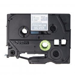 Brother TZe-PR955 label-making tape White on silver