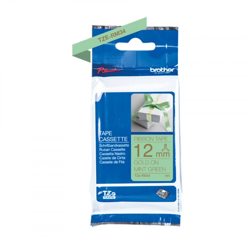 Brother TZE-RM34 printer ribbon Gold