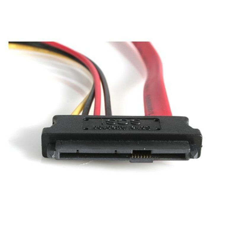 StarTech.com Câble Adaptateur SAS SFF 8482 vers SATA avec Alimentation LP4 - 46 cm