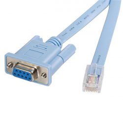 CABLE CONSOLE RJ45 VERS DB9 DE 1 8M POUR ROUTEUR CISCO - M/F