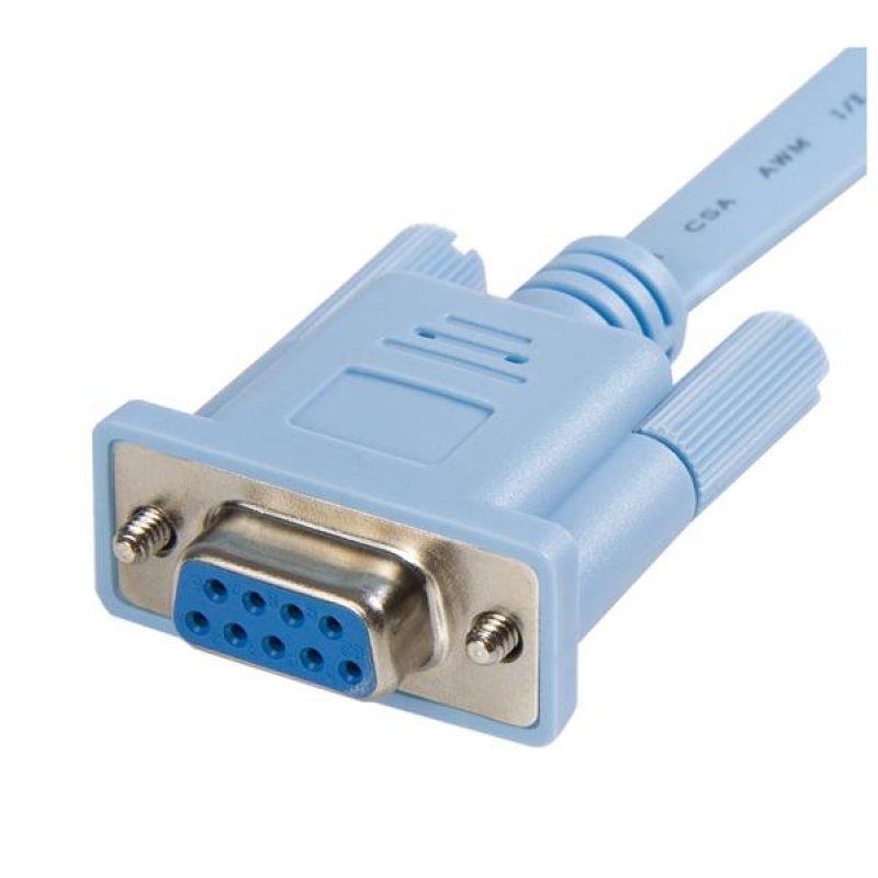 CABLE CONSOLE RJ45 VERS DB9 DE 1 8M POUR ROUTEUR CISCO - M/F