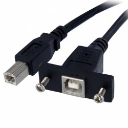 CABLE USB MONTAGE PANNEAU B VERS B - F/M - 30CM