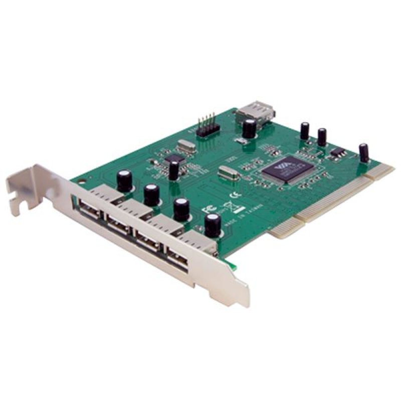 CARTE ADAPTATEUR PCI VERS 7 PORTS USB 2.0