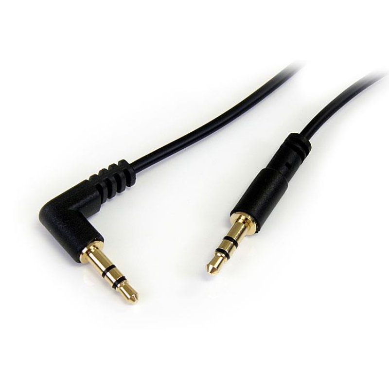 CABLE AUDIO SLIM 3 5MM A ANGLE DROIT