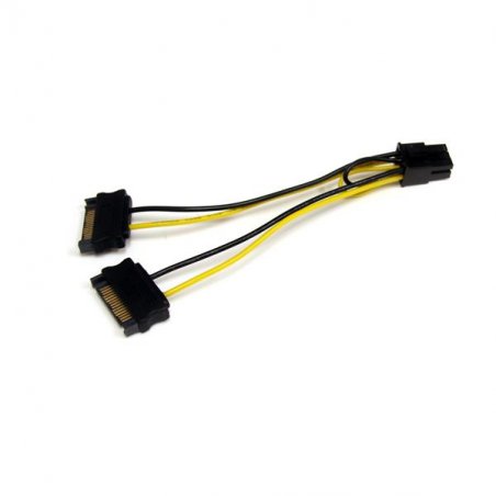 CABLE D ALIMENTATION CARTE VIDEO SATA VERS PCI-E 6 BROCHES