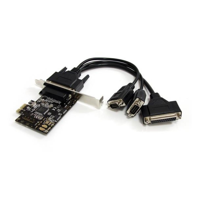 2S1P PCI EXPRESS SERIAL PARALLE COMBO CARD WITH BREAKOUT CABLE