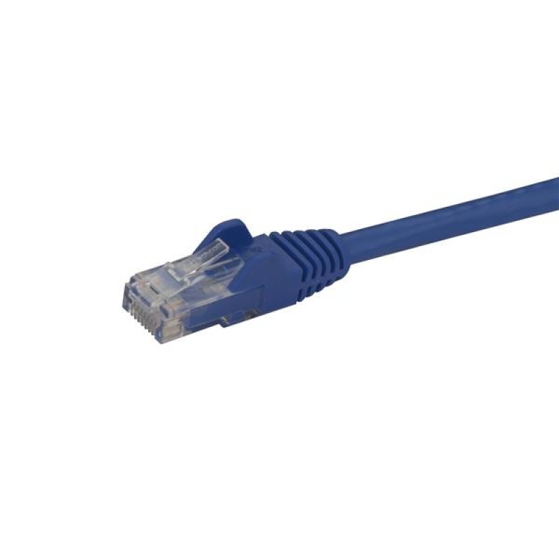CABLE RESEAU PATCH GIGABIT CAT6 UTP RJ45 BLEU SANS CROCHET 10M