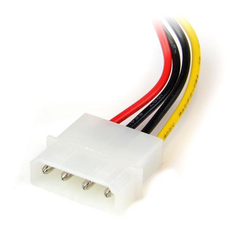 CABLE ADAPTATEUR MOLEX VERS SATA COUDE GAUCHE  15 CM