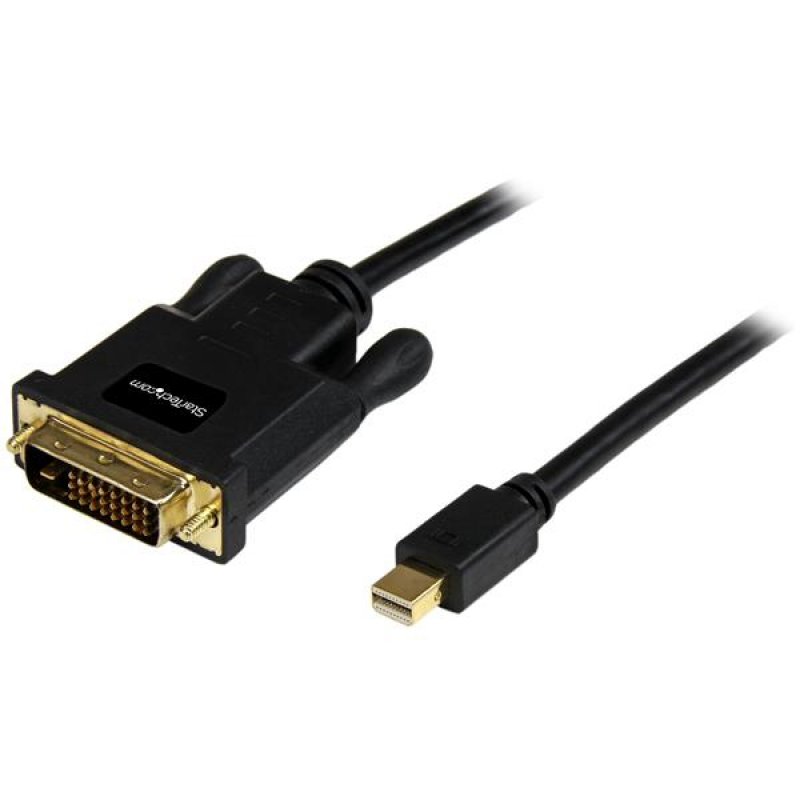 StarTech.com Câble Mini DisplayPort vers DVI de 3m - Adaptateur Mini DP à DVI - Vidéo 1080p - Lien Unique Passif mDP 