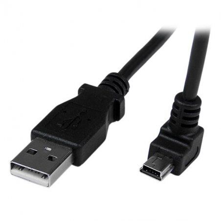 StarTech.com 2m USB auf Mini USB Anschlusskabel abgewinkelt - USB A zu Mini B Kabel - 1 x USB A (St), 1 x USB Mini B (S
